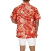 LA LEELA Mens Hawaiian Shirts Short Sleeve Button Down Shirt Men's Vacation Shirts Summer Beach Casual Aloha Shirts for Men Funny - 4 of 4