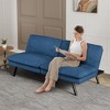 Vipbear 70 In Convertible Futon Sofa Bed,Armless Memory Foam Futon Sleeper Sofa Detachable Loveseat Comfy Couch Bed for Small Compact Living Spaces - 4 of 4