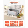 VEVOR Commercial Food Warmer, 1200W Electric Stainless Steel Steam Food Warmer, Fast Heating Countertop Buffet Bain Marie, Silver - 4 of 4