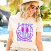 Simply Sage Market Women's Lake Girl Smiley Short Sleeve Graphic Tee - XS - Cream - 2 of 3