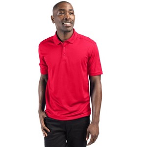 Clique Spin Eco Performance Pique Mens Polo - Red - S - 1 of 2