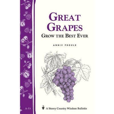 Great Grapes - (Storey Country Wisdom Bulletin) by  Annie Proulx (Paperback)