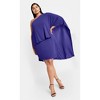Women's Plus Size Lily Dress - purple | CITY CHIC - 2 of 4