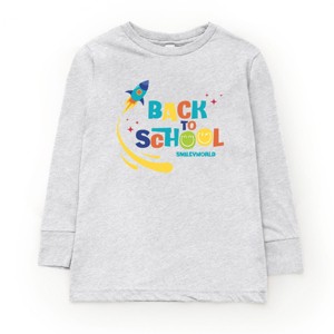The Juniper Shop SmileyWorld Back To School Rocket Youth Long Sleeve Tee - 1 of 4