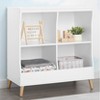 Delta Children Jordan Convertible Changing Table And Bookcase - White ...