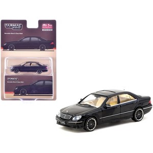 Mercedes-Benz S-Class Wald Black "Global64" Series 1/64 Diecast Model by Tarmac Works - 1 of 4