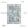 GDFStudio Marlowe Traditional Washable Low-Pile Area Rug - 4 of 4