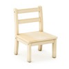 Guidecraft EdQ Hardwood Kids Chair Set of 2- Natural: Wooden Chair for Toddlers Ages 1-2 | Kids Furniture for Playroom, Preschool, Daycare Seating - 2 of 4