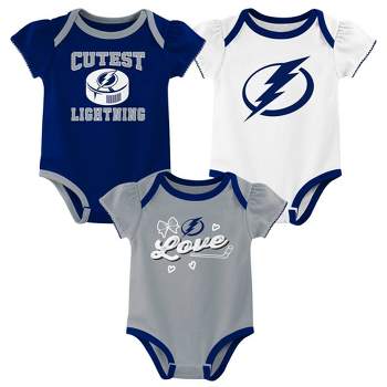 NHL Tampa Bay Lightning Infant Girls' 3pk Bodysuit