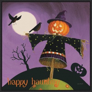 Amanti Art Happy Haunting V by Lisa Audit Framed Canvas Wall Art - 1 of 4