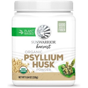 Harvest Organic Psyllium Husk Powder, Promotes Gut Health & Weight Management, Sunwarrior, 66 servings - 1 of 2