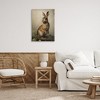 Stupell Industries Dark Rabbit Portrait Canvas Wall Art - 2 of 4