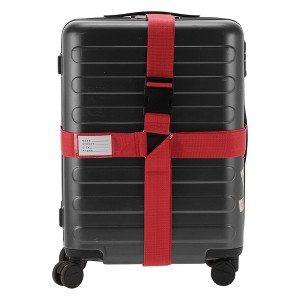 Unique Bargains Adjustable Luggage Straps 165.35" Length - 1 of 4