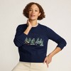 Lands' End Women's Plus Size Drifter Modern Jacquard Crew Neck Sweater - 4 of 4