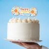 Big Dot of Happiness Here Comes The Son Dessert Cupcake Toppers, Boy Boho Baby Shower Clear Treat Picks - Set of 24 - 3 of 4