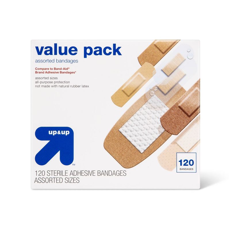 Assorted Bandages Value Pack - 120ct - up &#38; up&#8482;, 1 of 8