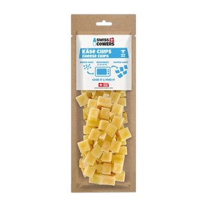 Swisscowers Cheese Chips for Small and Large Dogs - Made with 100% Swiss Milk, Lactose-free, Gluten-Free, No Preservatives, 80g - 1 of 4