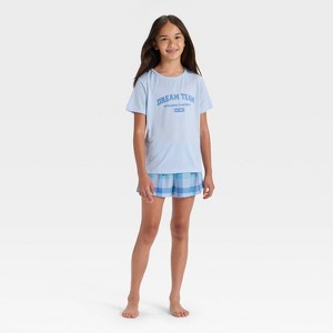 Girls' 2pc Short Sleeve Pajama Set - Cat & Jack™ - 1 of 4