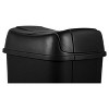 13.3gal Pivot Lid Waste Can Black - Room Essentials™ - image 4 of 4