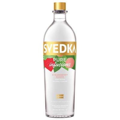 SVEDKA Pure Infusions Strawberry Guava Flavored Vodka - 750ml Bottle