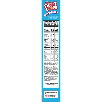 Kellogg's Froot Loops Wild Berry Breakfast Cereal - 8.6oz