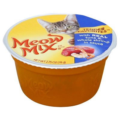 Meow Mix Tender Favorites Wet Cat Food - 2.75oz
