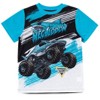 Monster Jam Megalodon El Toro Loco Grave Digger Pullover Pajama Shirt and Shorts Sleep Set Toddler - 2 of 4