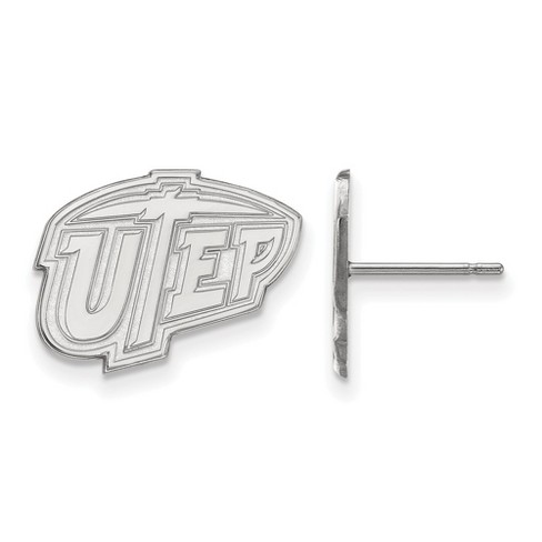 Black Bow Jewelry Sterling Silver Texas at El Paso Miners NCAA Post Earring - image 1 of 3