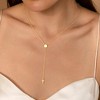 Turandoss 18K Gold Cross Necklace for Women Girls - Dainty Y-Shaped Cross Pendant Necklace, Gold Jewelry for Women, Birthday Gifts for Girls - 3 of 4
