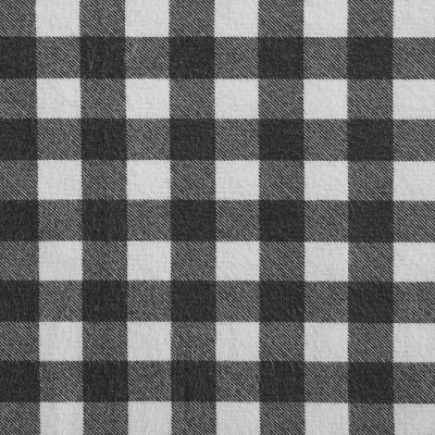 King Gray Cotton Flannel Duvet Cover Set with Shams