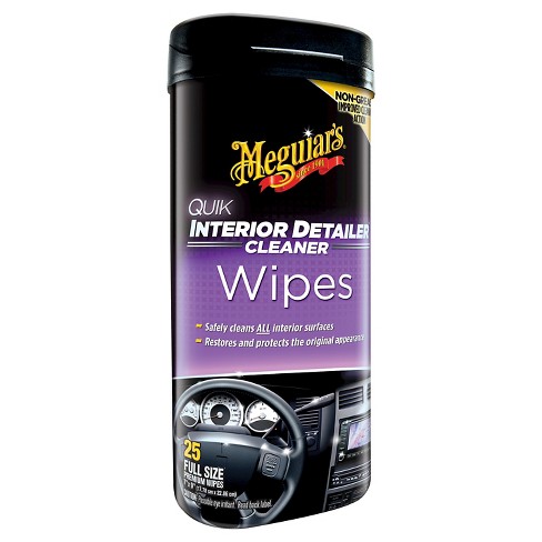 Meguiars Interior Detailer Wipes 25ct : Target