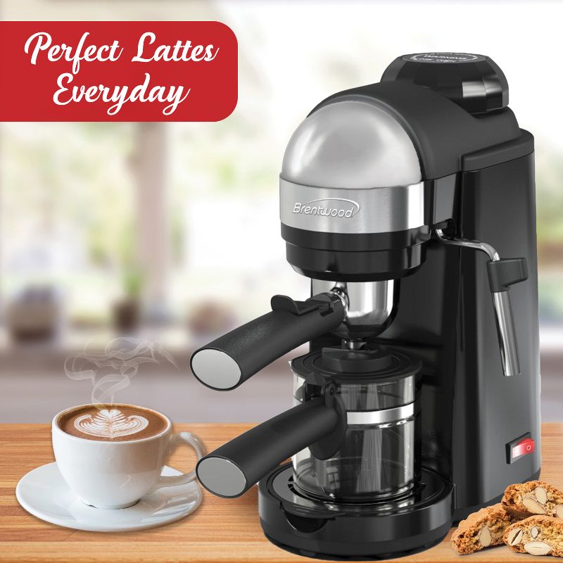 Brentwood 20-Ounce 800-Watt Espresso and Cappuccino Maker, 2 of 10