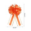 Unique Bargains Christmas Wedding Car Basket Gift Wrapping Big Pull Bow 5 Pcs - 2 of 4