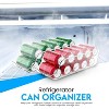 2 Pack Clear Soda Can Organizer and Dispenser for Refrigerator/Pantry - Durable Can Storage Organizer - 3 of 4