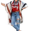 Women's Plaid Stacie Plaid Duster - Texas True Threads - 2 of 3