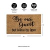 Evergreen Flag Funny Welcome Coir Doormat | Everyday 28" x 16" Front Door Mat Outdoor Entrance | No Slip Door Rugs Entryway Indoor - 3 of 4