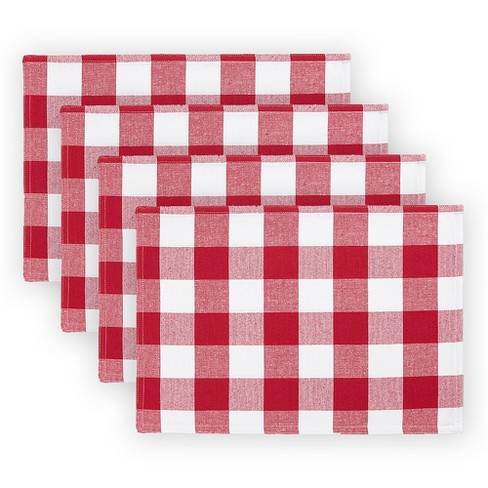 The Pioneer Woman Set of 4 Gingham Woven Fabric Napkins - Each