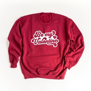 Simply Sage Market Women's Graphic Sweatshirt Be My Valentine Retro - 1 of 3
