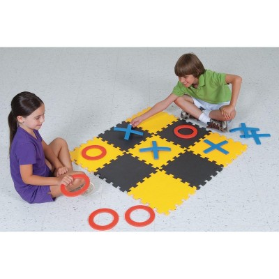 Jumbo Foam Tic-Tac-Toe Game with Interlocking Board