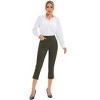 Clearlove Pants for Women Casual Summer Pull On Yoga Dress Work Jeggings Athletic Golf Crop Pants with Pockets - 4 of 4