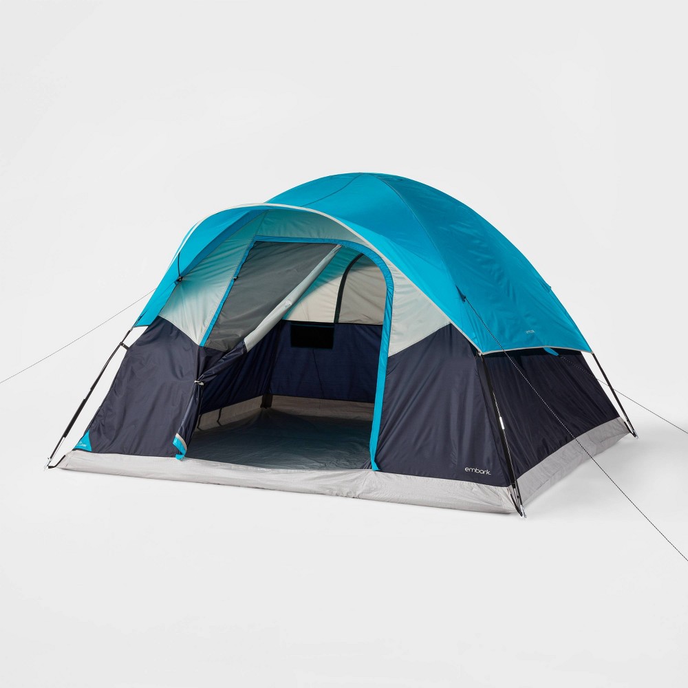 Photos - Tent 6 Person Dome  Blue - Embark™