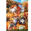 Briarwood Lane Fall House Flag 40x28 For Outdoor Pumpkin Patch Cats For Fall House Flag - 3 of 4