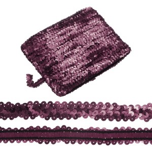 Unique Bargains Elastic PVC Durable Sequins Flat Paillette Sequin Trim 1 Pc - 1 of 4
