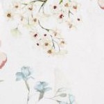chintz floral stripe clay