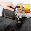 Pavilion Gift Company - Groomsman - One 8 oz Flask & Two 1.5 oz Shot Glasses in a Gift Box - Portable Drinkware - 2 of 4