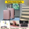 5 Piece Luggage Sets, Hardside Expandable Suitcase Set, TSA Lock & Double Spinner Wheels, ABS Lightweight Luggage W/ Telescoping Handle - 4 of 4