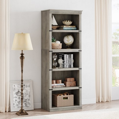 Rustic bookshelf hot sale target