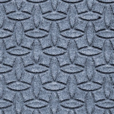 Eco-Friendly Blue WaterHog 25'' Outdoor Mat with Water Dam Border