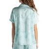 Hello Mello Womens Beauty Sleep Satin Pajama Top - 3 of 4