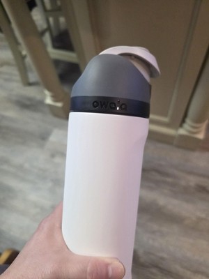 Owala FreeSip 40oz Stainless Steel Insulated Water Bottle – Very Dark – BPA Free Leakproof